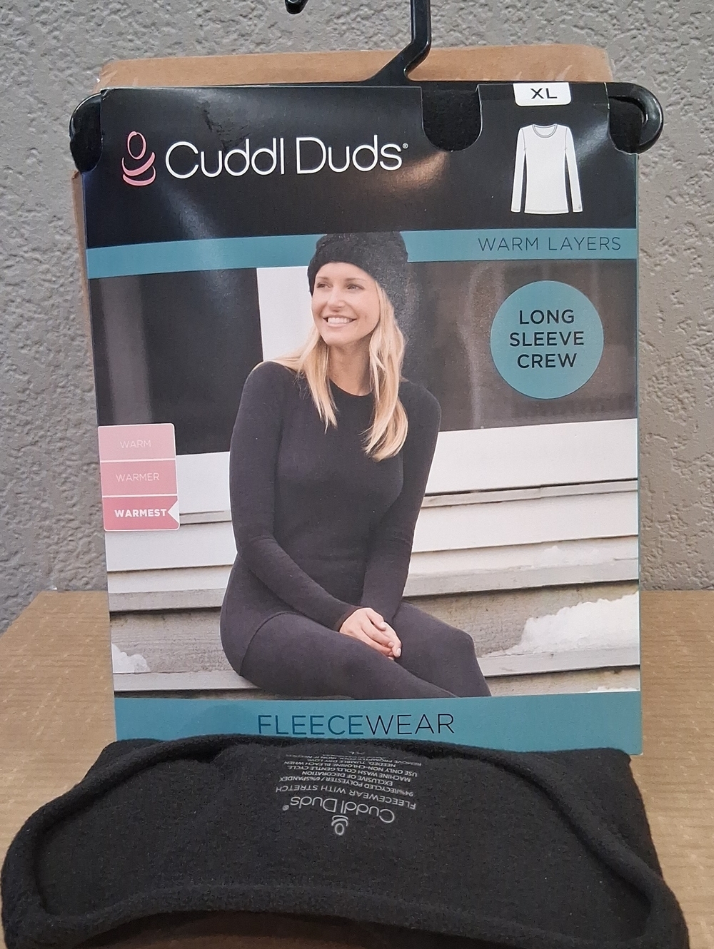 Cuddl Duds Women's Long Sleeve Crew XL
